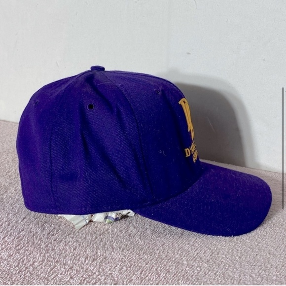 Vintage DeLong Royal Purple Yellow D’Arcy Ranch Golf Club Embroidered Logo 7 3/8 - Picture 5 of 11